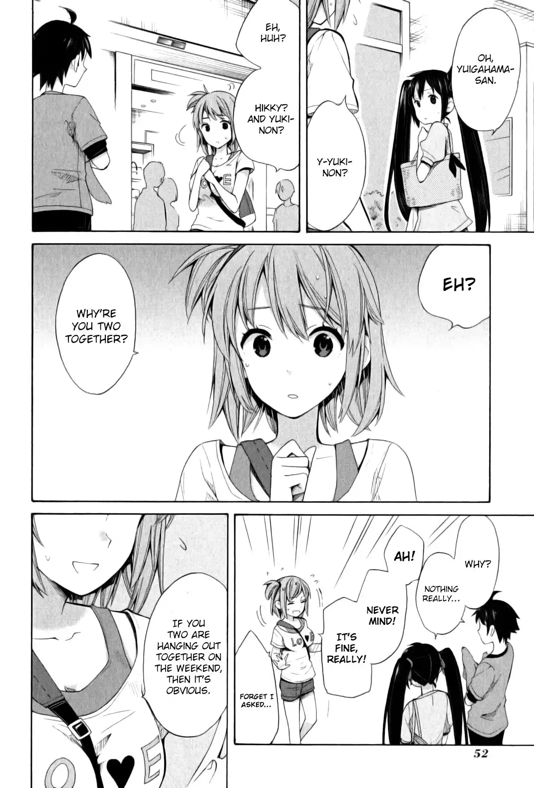 Yahari Ore no Seishun Love Come wa Machigatteiru. Chapter 13 13